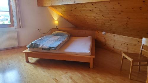 Postel nebo postele na pokoji v ubytování Ferienwohnung Peter