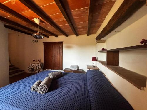 Postel nebo postele na pokoji v ubytování Terrazza sul Tufo