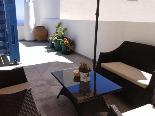 Posezení v ubytování Stegadi Apartments Sikinos