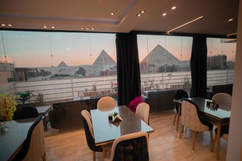 Posezení v ubytování Horus Guest House Pyramids View