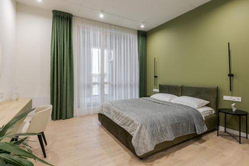 Cama o camas de una habitación en FORUM apartments