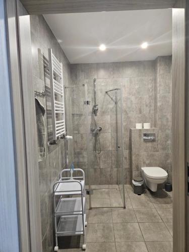 Koupelna v ubytování Apartament 112