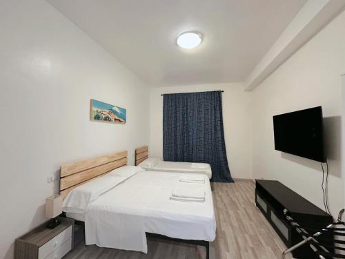 TV a/nebo společenská místnost v ubytování BED & BREAKFAST SAKURA