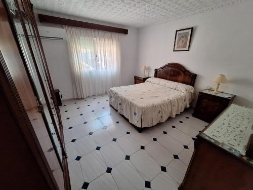 Postel nebo postele na pokoji v ubytování La casa de Lola