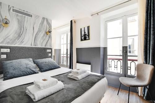 Cosy Studio for 2P with A-C - Near Montmartre