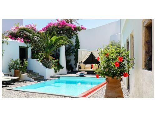 Фотография из галереи Super Luxury Santorini Villa Mansion Sophia Private Pool Beautiful! в городе Мегалохори