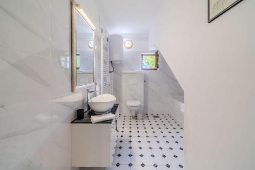Green Oasis Estate with Private Pool and Backyard near Zagrebにあるバスルーム