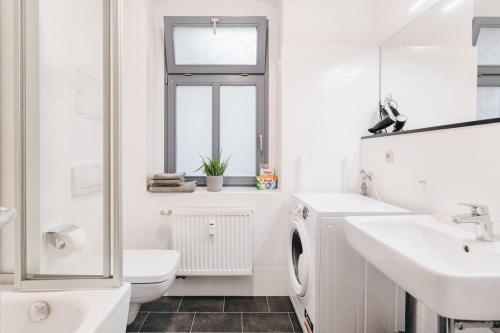 Koupelna v ubytování Apartmenthaus Meißen