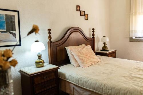 Letto o letti in una camera di Quinta dos Sinçais