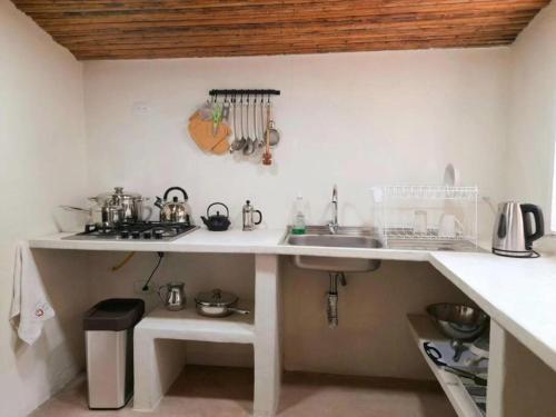 Kuchyň nebo kuchyňský kout v ubytování Mango Alto - Magica Casa Tropical en Minca