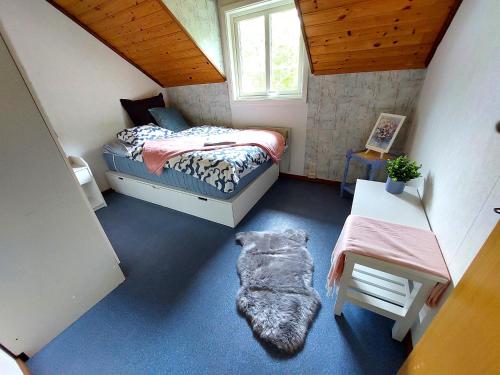 Postel nebo postele na pokoji v ubytování Holiday House "Goldstück" Finnerödja