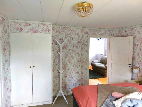 Postel nebo postele na pokoji v ubytování Holiday House "Goldstück" Finnerödja