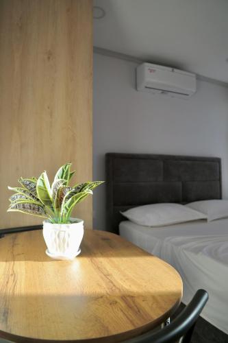 Cama o camas de una habitación en Sea View Apartments