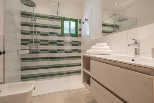 Koupelna v ubytování Casa Cactus