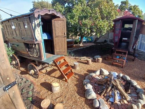 Zahrada ubytování Gypsy Wagons, Arum Ave, Kommetjie