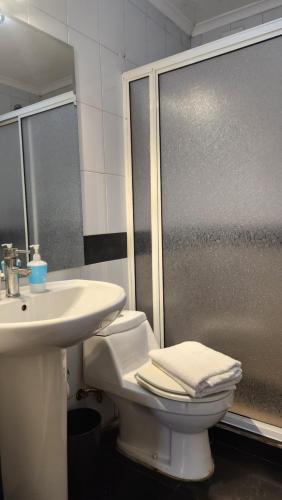 Koupelna v ubytování Apartamento La Calera