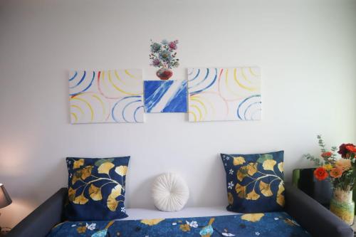 Ruang duduk di Cosy Sun-Mantes-la-Jolie