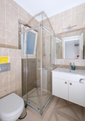 Koupelna v ubytování Kybele Suites Alaçatı
