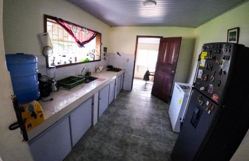 Kuchyň nebo kuchyňský kout v ubytování Capibara guest house