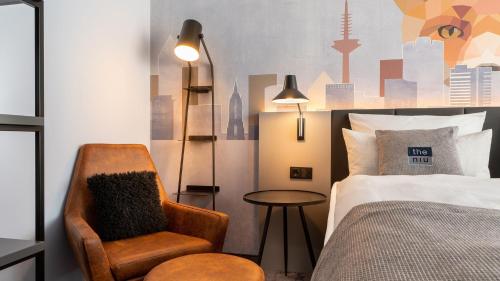Katil atau katil-katil dalam bilik di Holiday Inn - the niu, Charly Frankfurt City by IHG