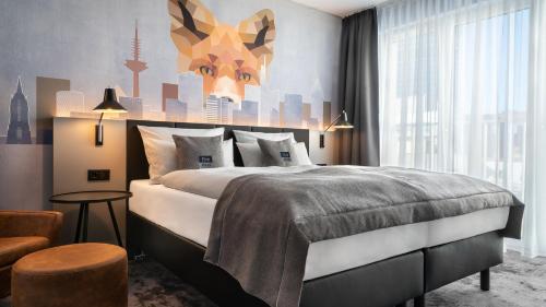 Katil atau katil-katil dalam bilik di Holiday Inn - the niu, Charly Frankfurt City by IHG