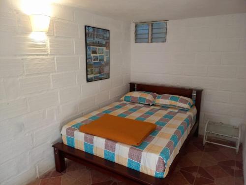Postel nebo postele na pokoji v ubytování Casa Finca Minas