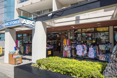 a store with a lot of clothes on display at Regency on Beachwalk Waikiki by OUTRIGGER in Honolulu