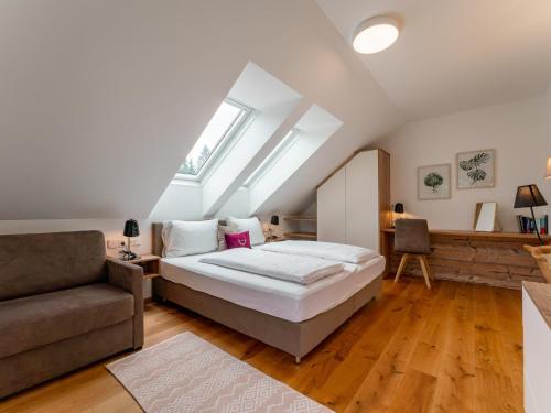 Ένα ή περισσότερα κρεβάτια σε δωμάτιο στο Ski Nature Apartment Lungau Top 18
