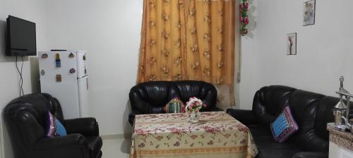 Гостиная зона в Appartements de Vacances Près de la Plage Perle Bleue Saidia