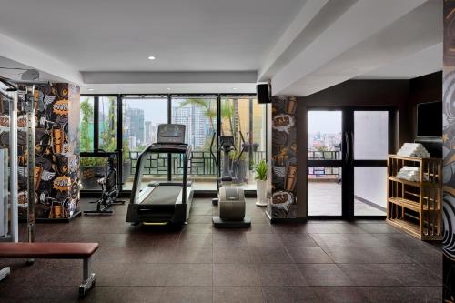 Un lugar para sentarse en Caravan Hotel by EHM