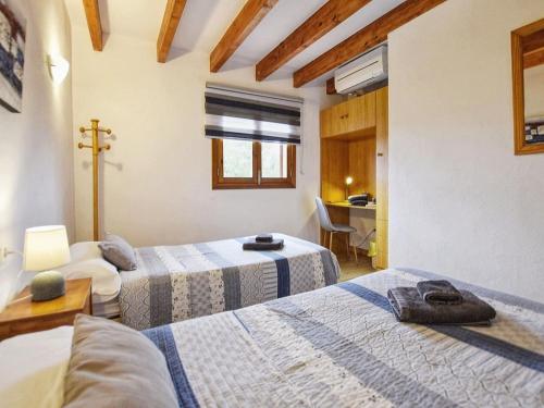 Postel nebo postele na pokoji v ubytování Villa in Manacor with Pool and Tennis Court