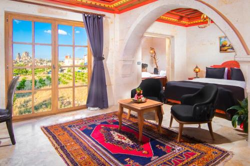 Ruang duduk di Moonstone in Cappadocia