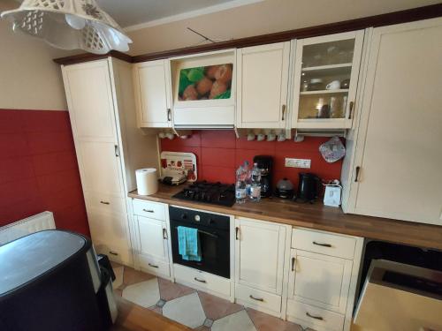 Dapur atau dapur kecil di Three Family Apartments