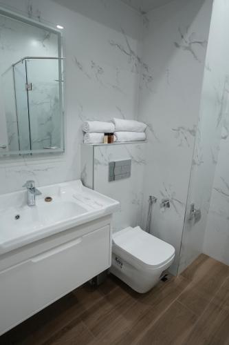 Koupelna v ubytování Ser In Hotel