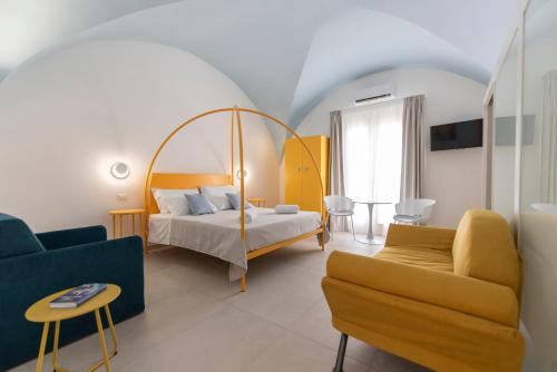 Ένα ή περισσότερα κρεβάτια σε δωμάτιο στο SOTTO LE STELLE Comfort Room