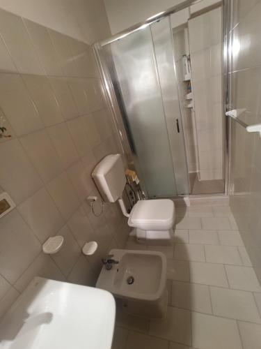 Koupelna v ubytování CasaMaPiè Binetto