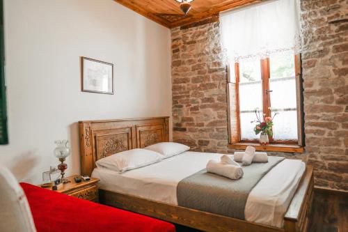 Postel nebo postele na pokoji v ubytování 4 Rooms 1940