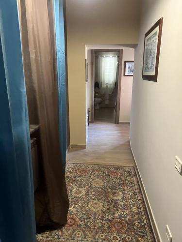 a hallway with a hallway leading into a room at B&B Colle Cucchiara in Cassino