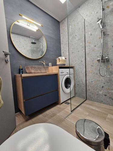 Blue superior modern studio