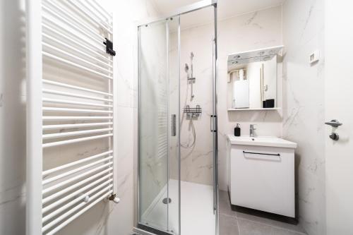 Koupelna v ubytování NinaS Apartman