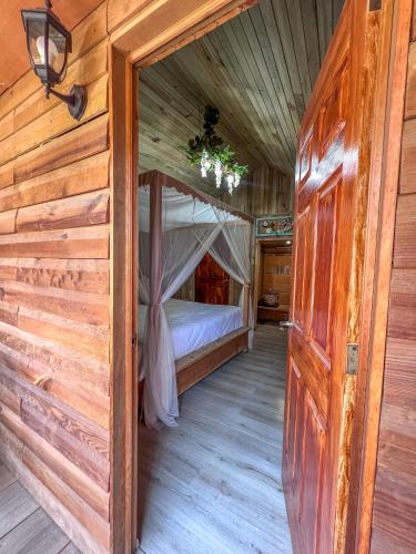 Ein Bett oder Betten in einem Zimmer der Unterkunft Finca las Isabeles