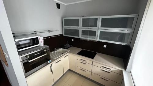 Dapur atau dapur kecil di Apartament Magnolia