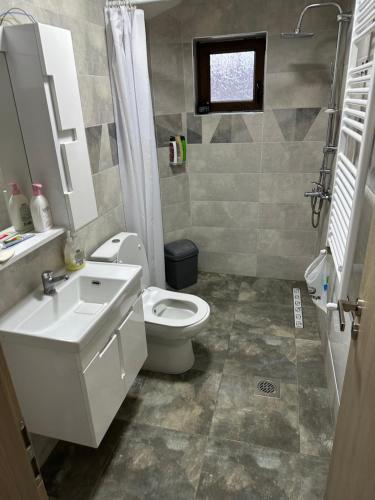 Koupelna v ubytování Vila Stefanoski