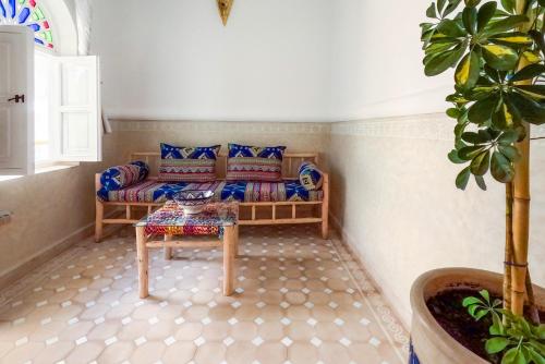 Area soggiorno di Riad Zayn & Spa