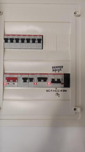 a model of a train in a machine at Casa di Irene in Agios Rokkos