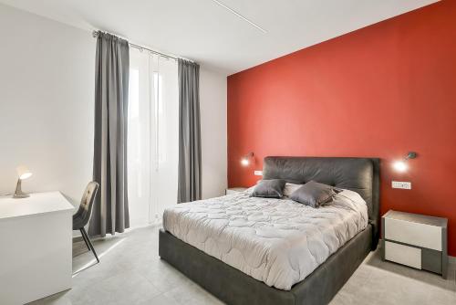 Postel nebo postele na pokoji v ubytování Home 501 Guest House - La Spezia