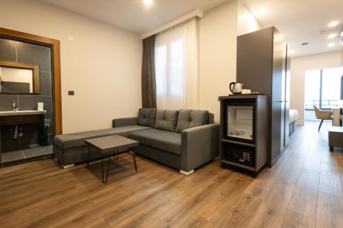 Istumisnurk majutusasutuses SANTANA OTEL