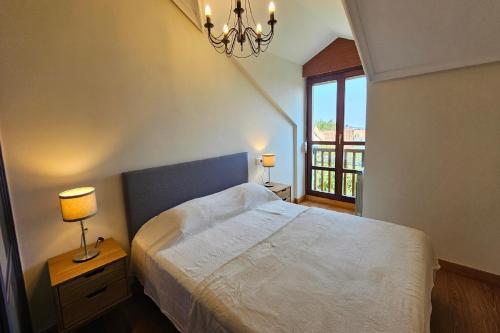 Postel nebo postele na pokoji v ubytování Apartamento El Balcón del Cuera de Llanes