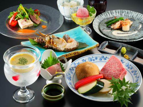 Comida en el ryokan o alrededores