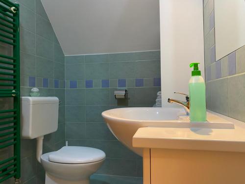 Ένα μπάνιο στο Apartments Alpha Center